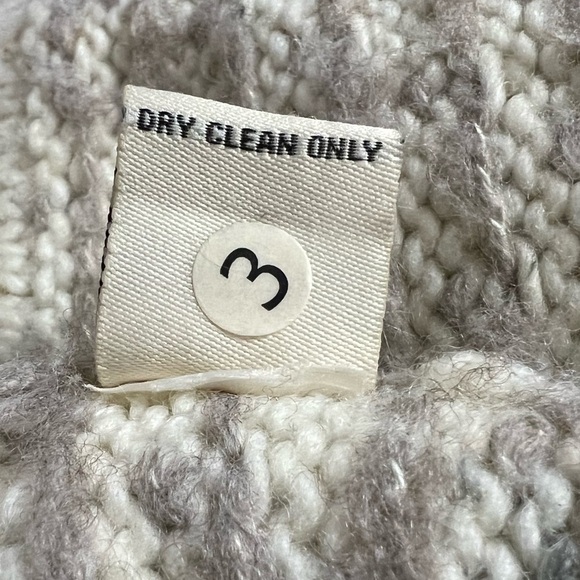 Spin-dl. Design Network Open Shawl Collar Knit Wool Angora Blend Cardigan XS - Picture 10 of 11